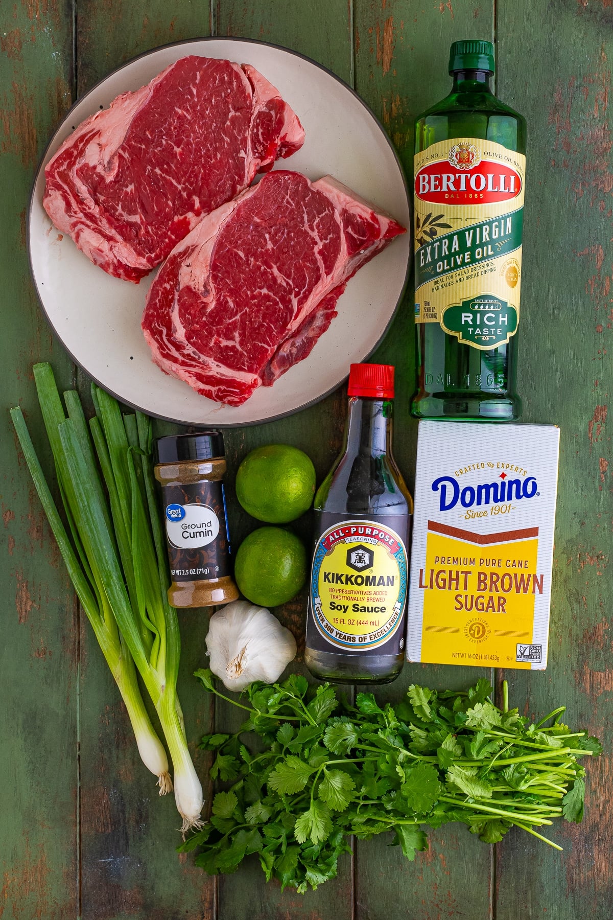 ingredients needed to make Carne Asada Tacos Recipe