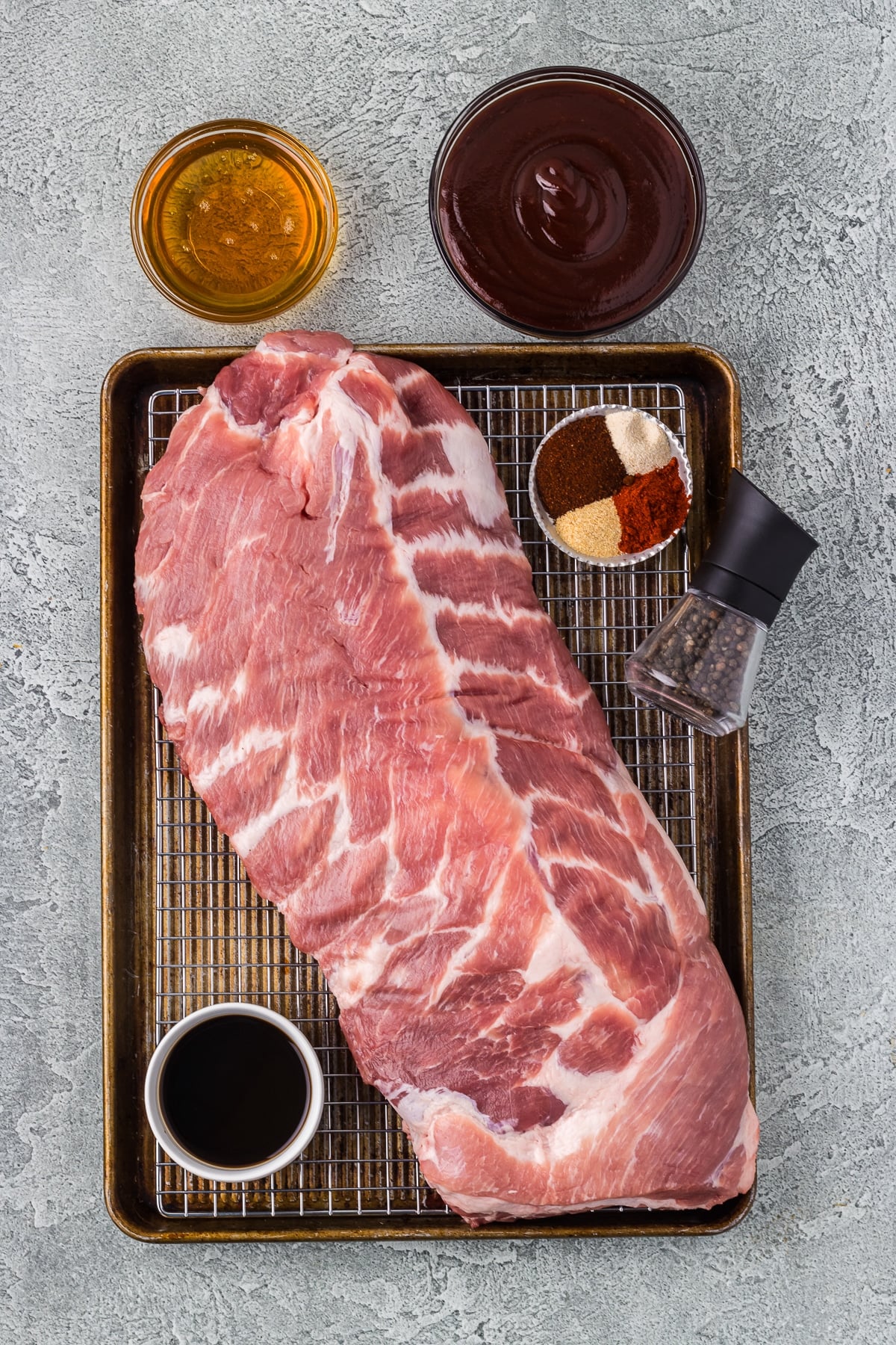 ingredients needed to make St. Louis ribs