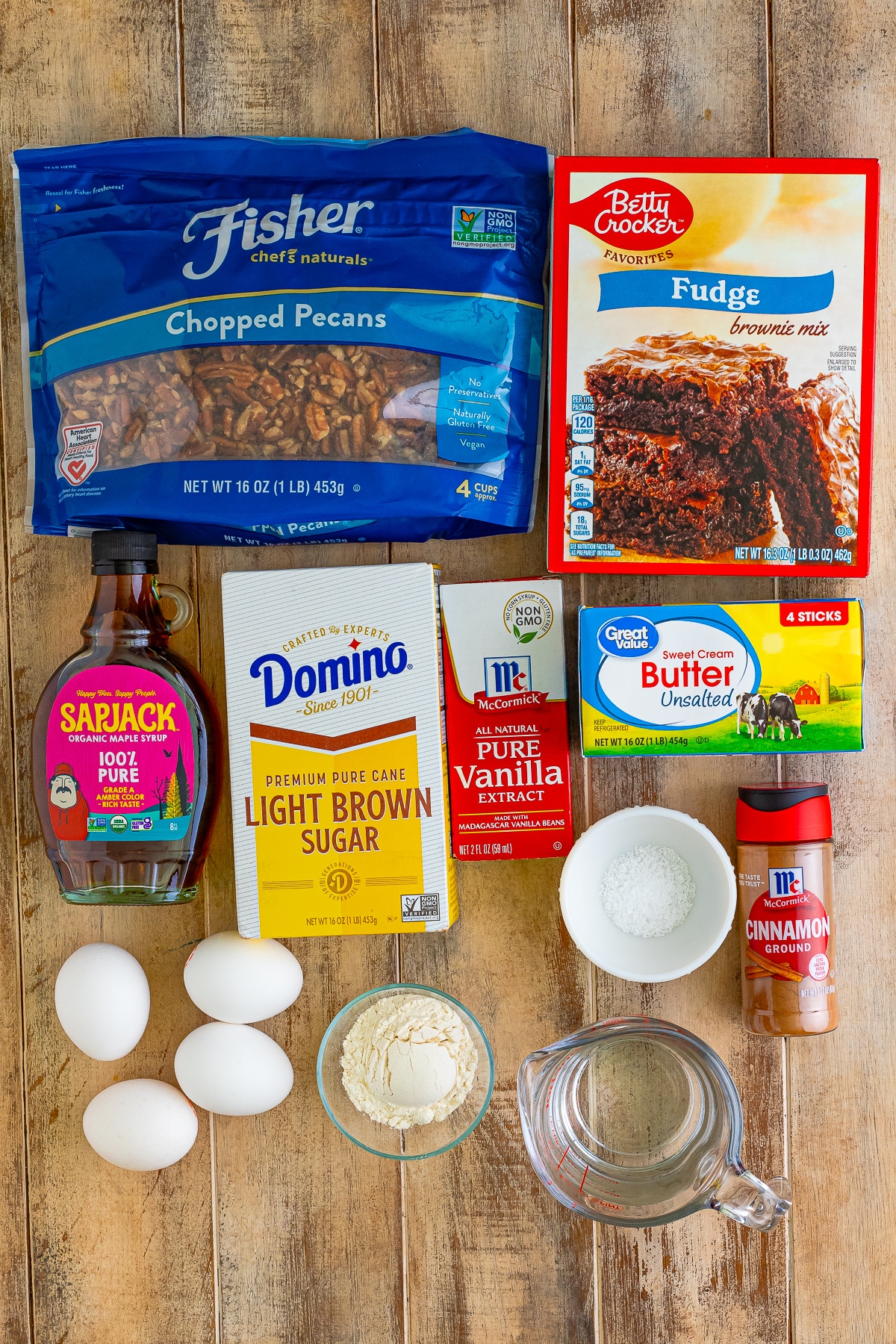 ingredients needed to make Pecan Cobbler