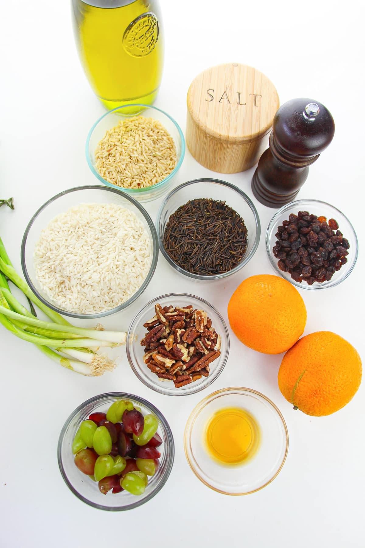 ingredients needed to make Wild Rice Salad