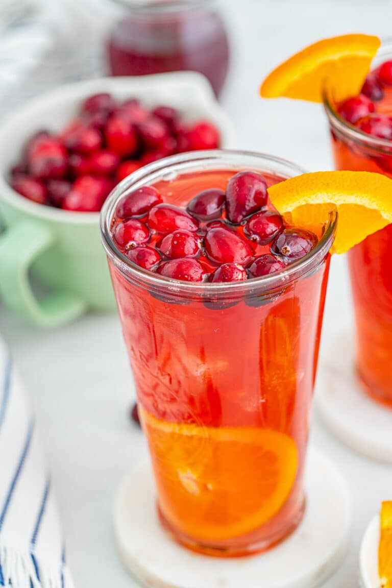 Cranberry Orange Rum Punch Cocktail Recipe