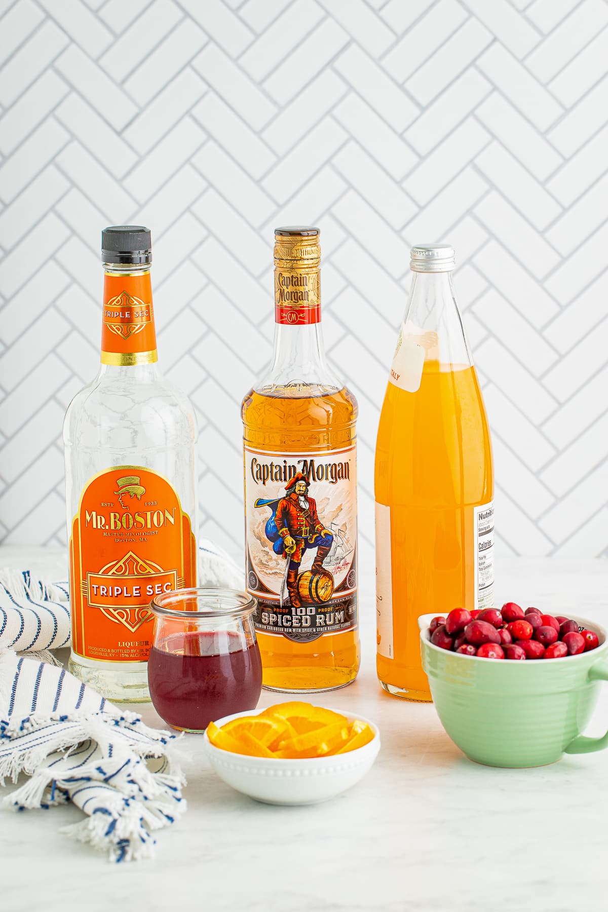 ingredients needed to make Rum Punch