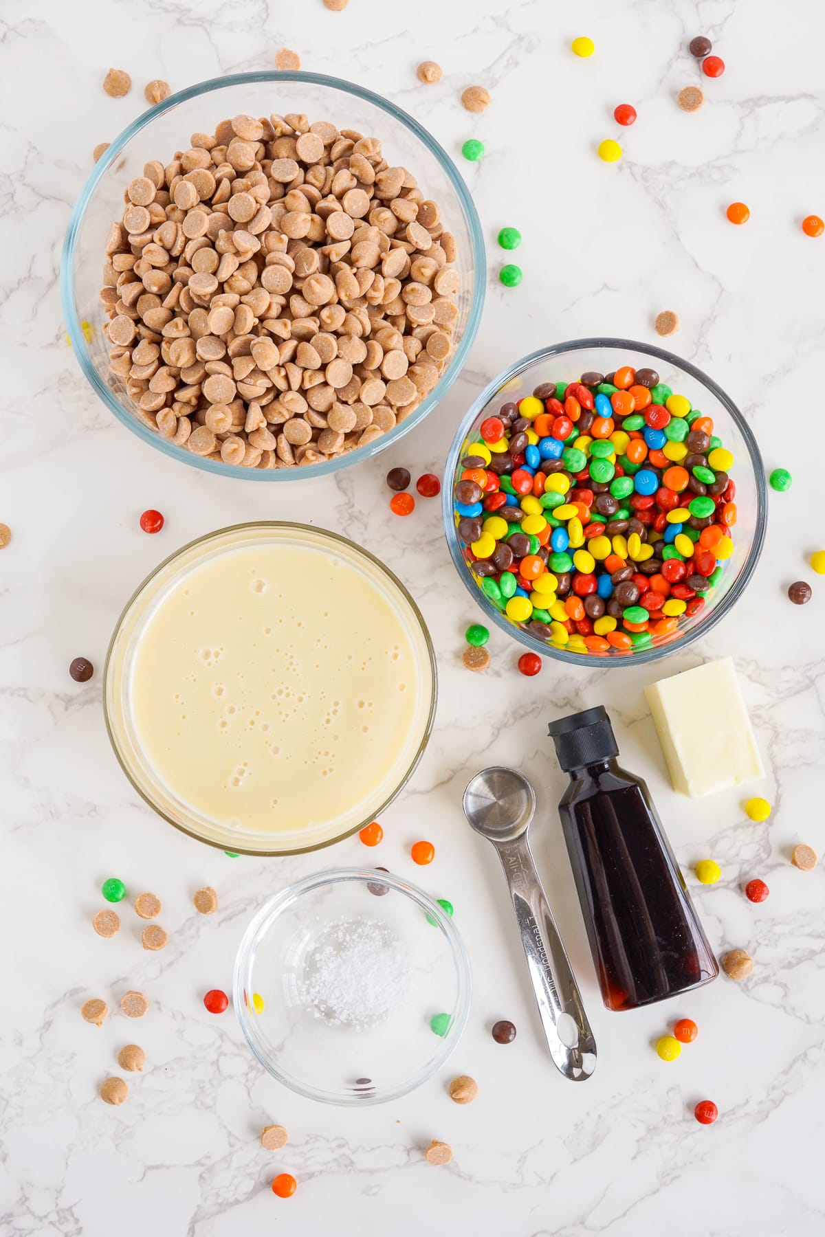 ingredients needed to make Peanut Butter Fudge