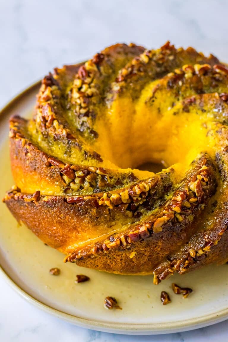 Easy Moist Rum Soaked Cake Recipe