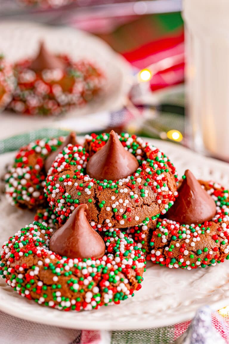 Best Christmas Chocolate Blossom Cookies Recipe