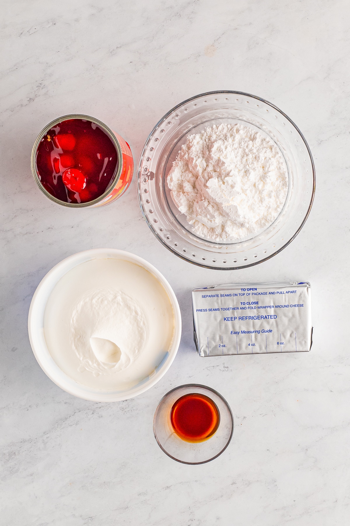 ingredients needed to make Cheesecake Dip