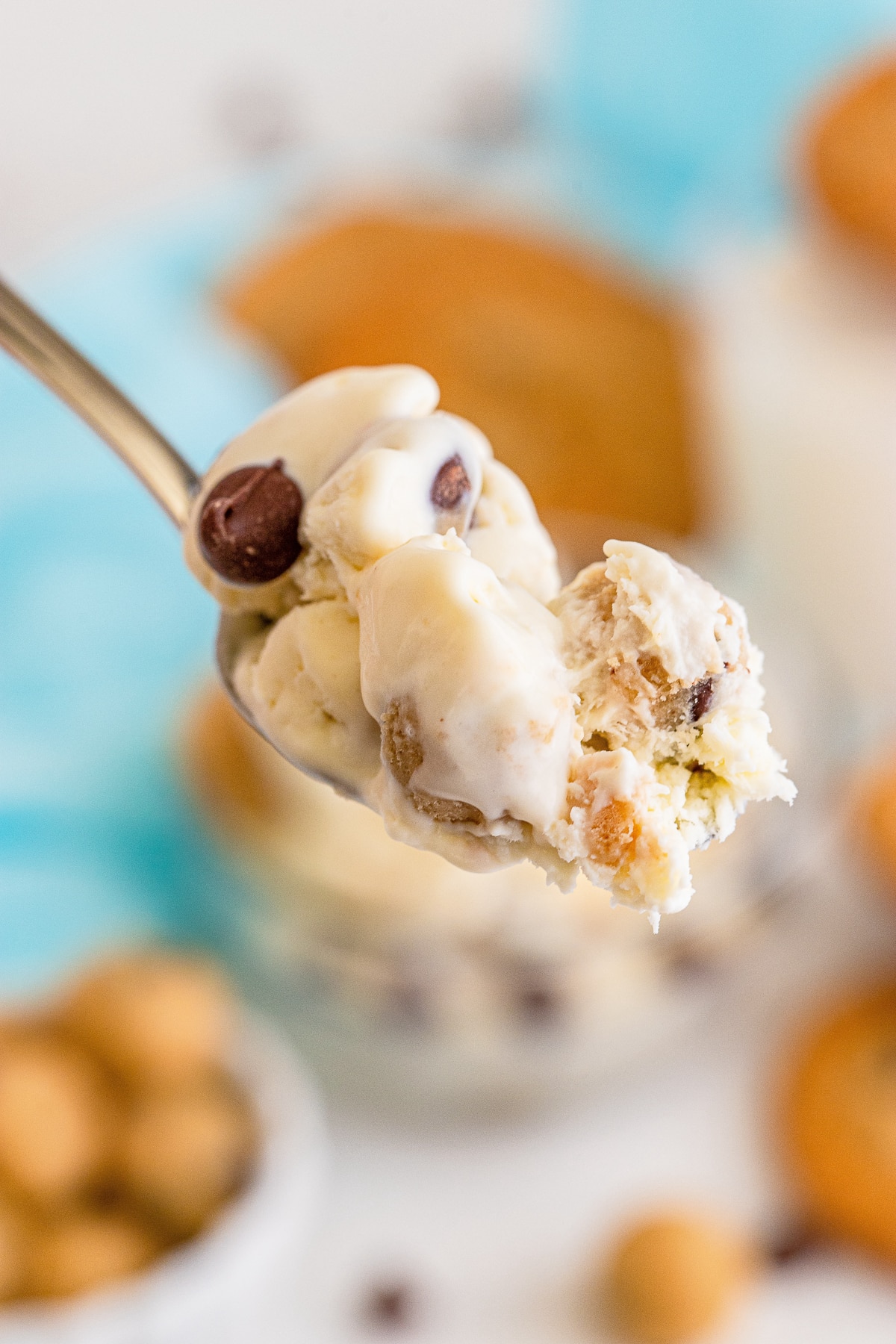No Churn Chocolate Chip Cookie Dough Ice Cream