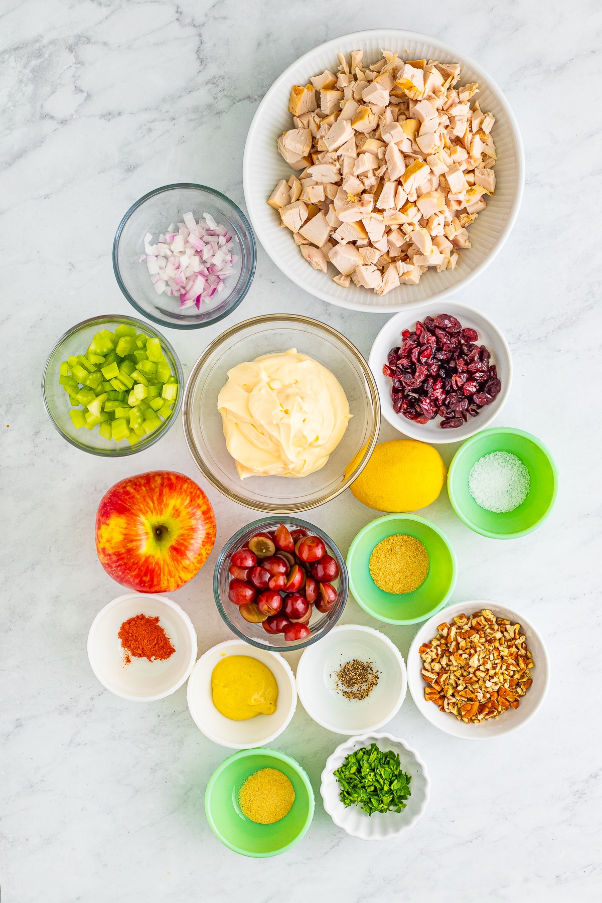 ingredients needed to make Chicken Salad Recipe