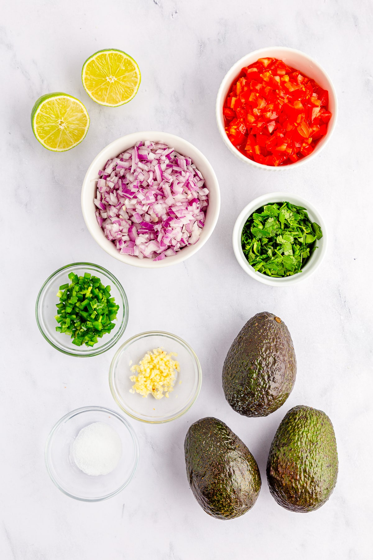 ingredients needed to make guacamole