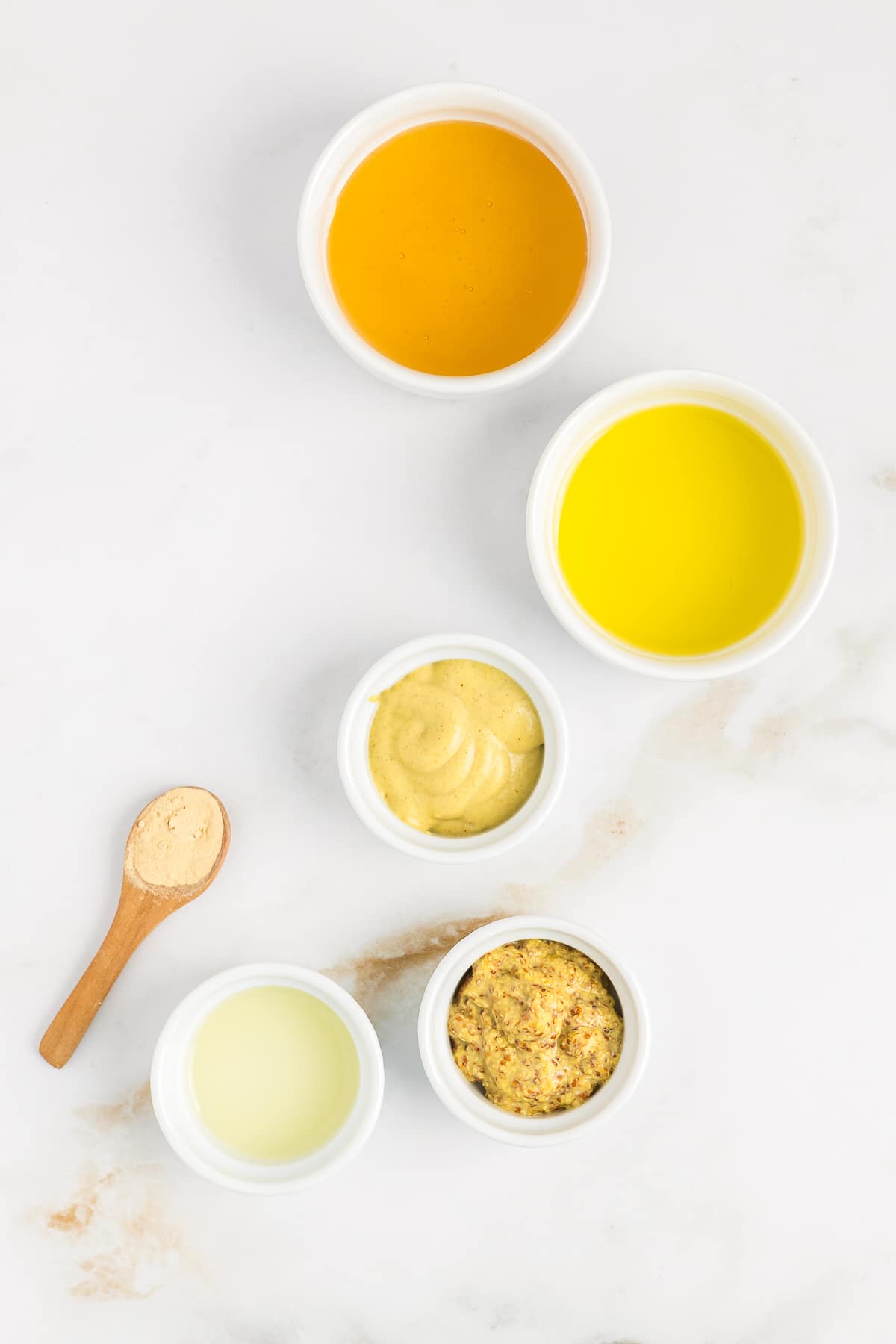 ingredients needed to make Honey Mustard Dressing Recipe