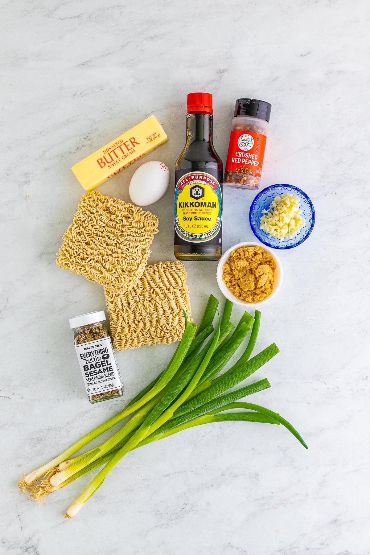 ingredients needed to make Tik Tok Ramen