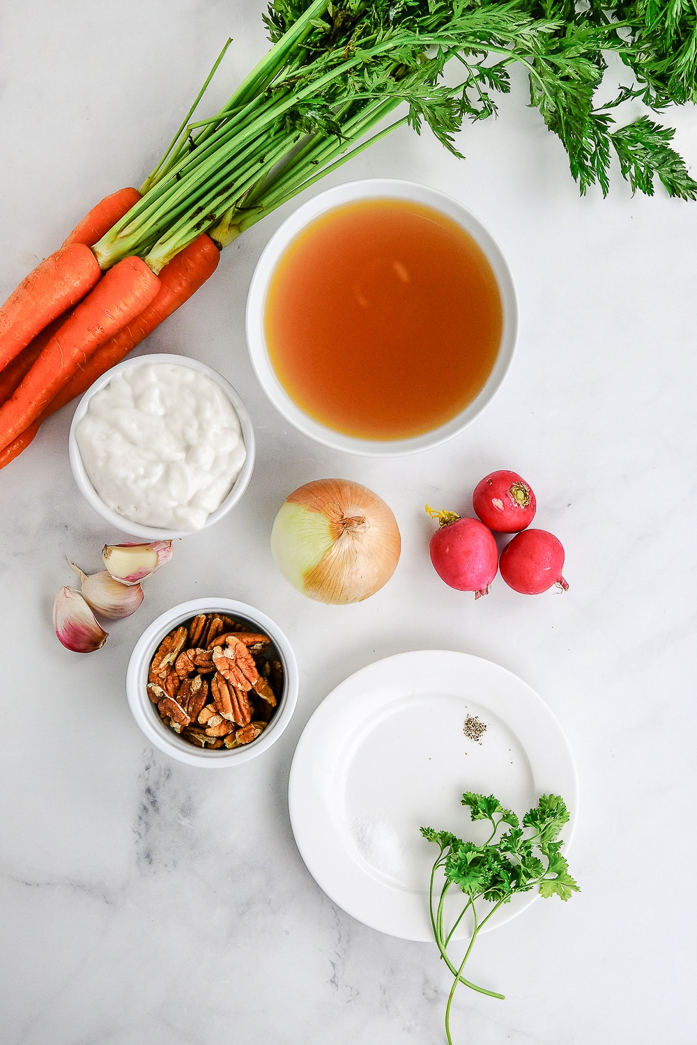 ingredients needed to make carrot soup