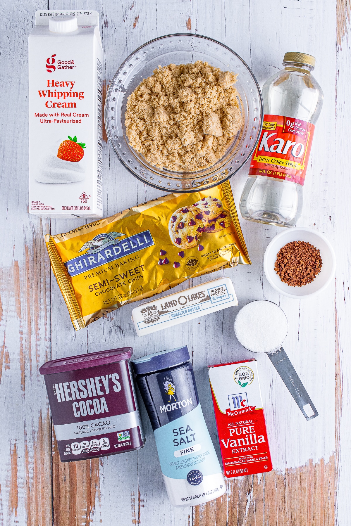 ingredients needed to make hot fudge