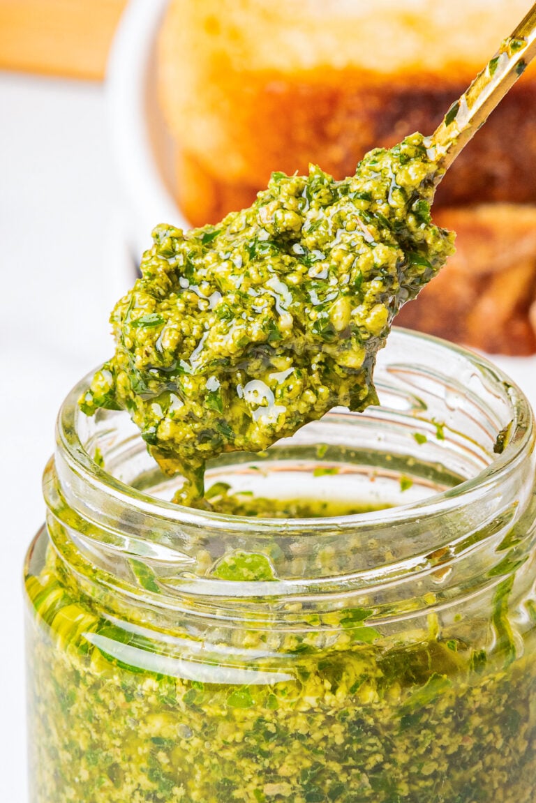 Basil Pesto Sauce with Walnuts Recipe