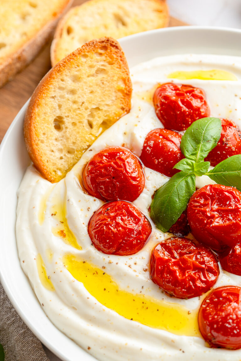 Whipped Ricotta Cheese Dip with Roasted Tomato