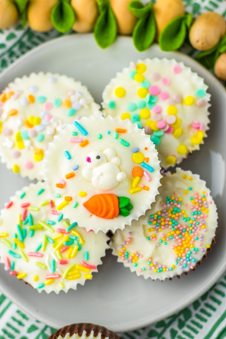 No Bake Easter Coconut Candy Cups Recipe