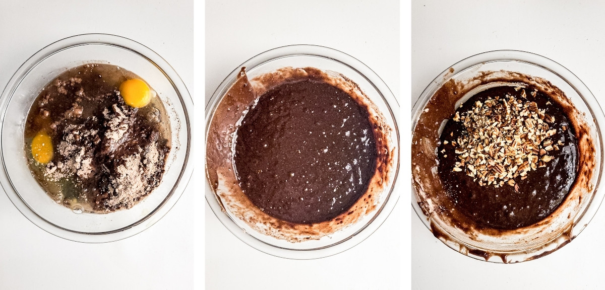 how to make the filling for Brownie Pie