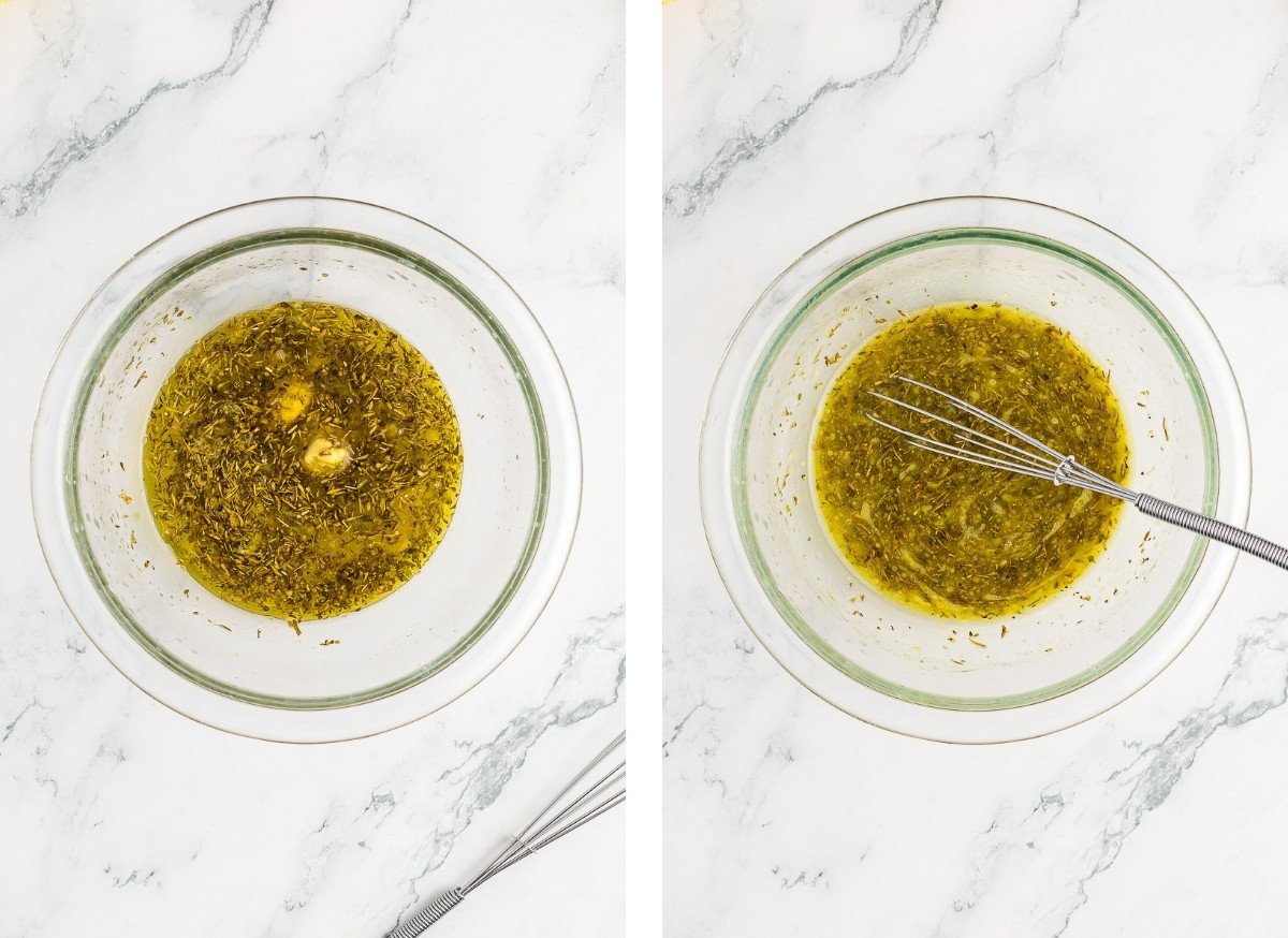 how to make the marinade for Marinaded Chicken Thighs