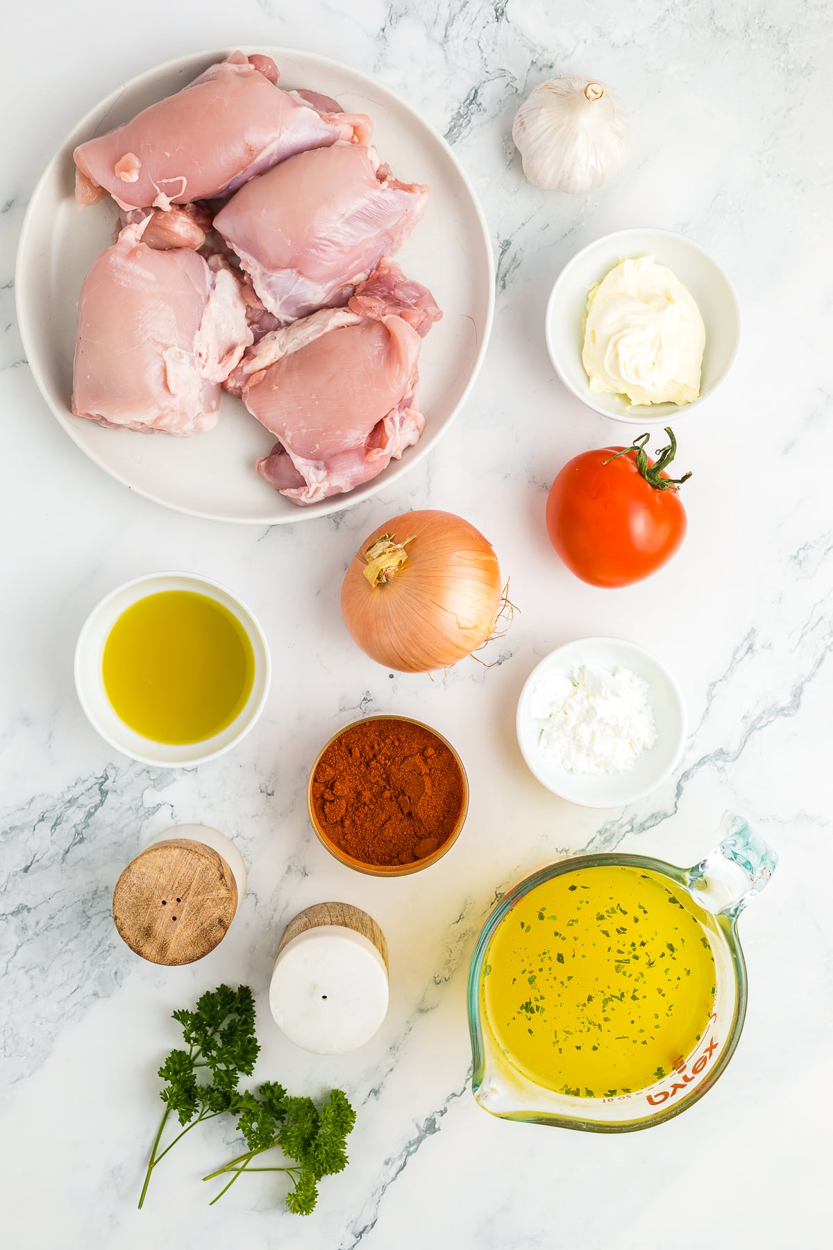 ingredients needed to make Paprika Chicken