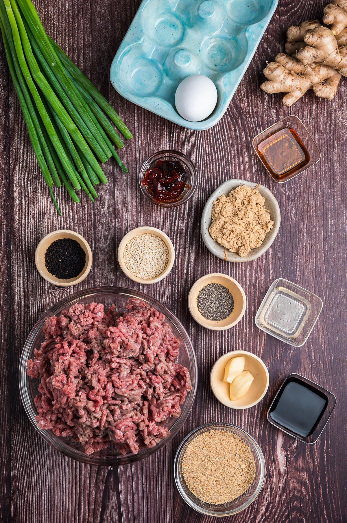 ingredients needed to make Asian Meatballs