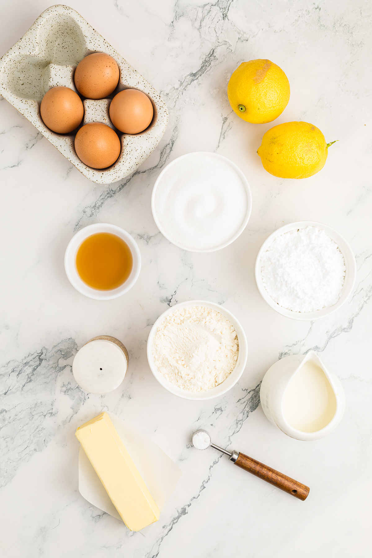 ingredients needed to make Lemon Cake