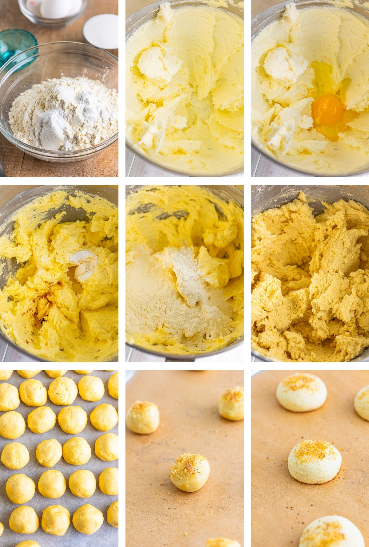 collage of images showing how to make Teacake