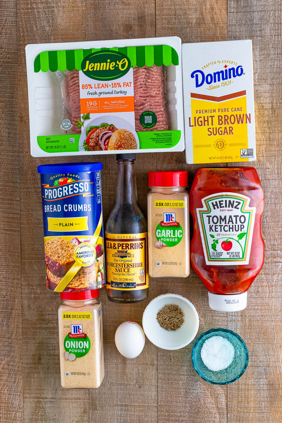 ingredients needed to make turkey burger recipe