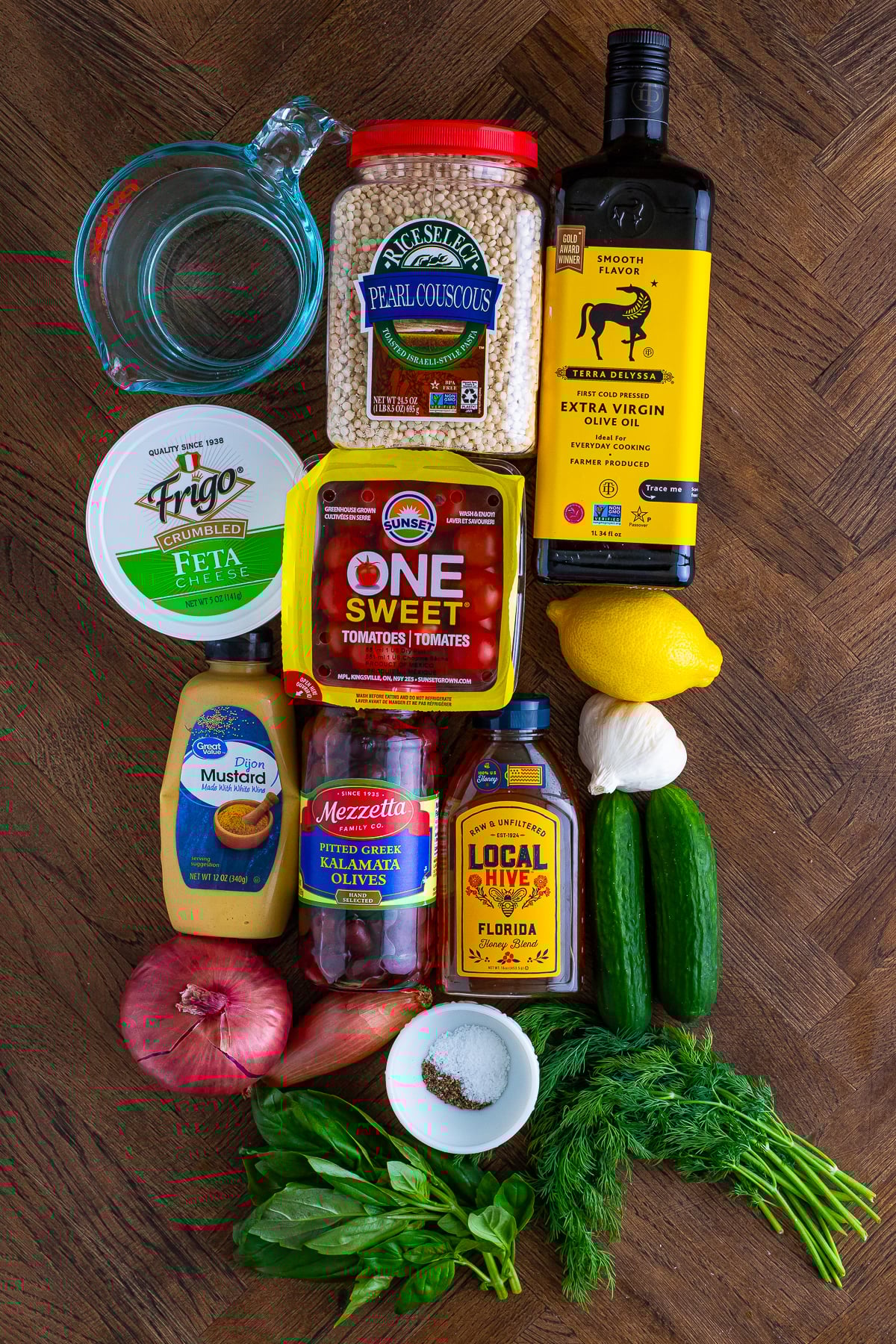 ingredients needed to make Couscous Salad