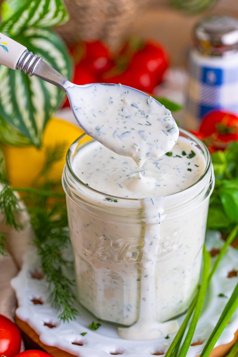 Homemade Buttermilk Ranch Salad Dressing