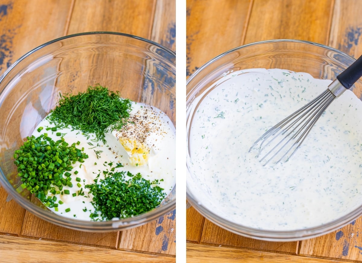 how to make Buttermilk Ranch Salad Dressing