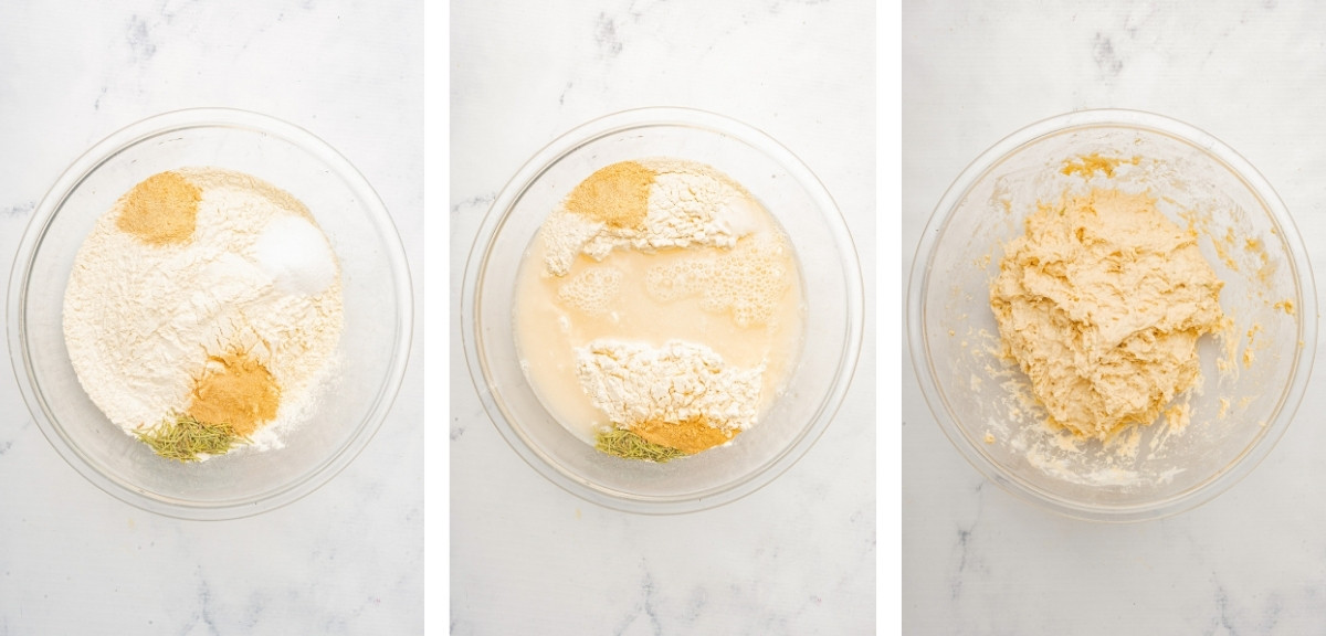 how to make the dough for Ciabatta Bread Rolls