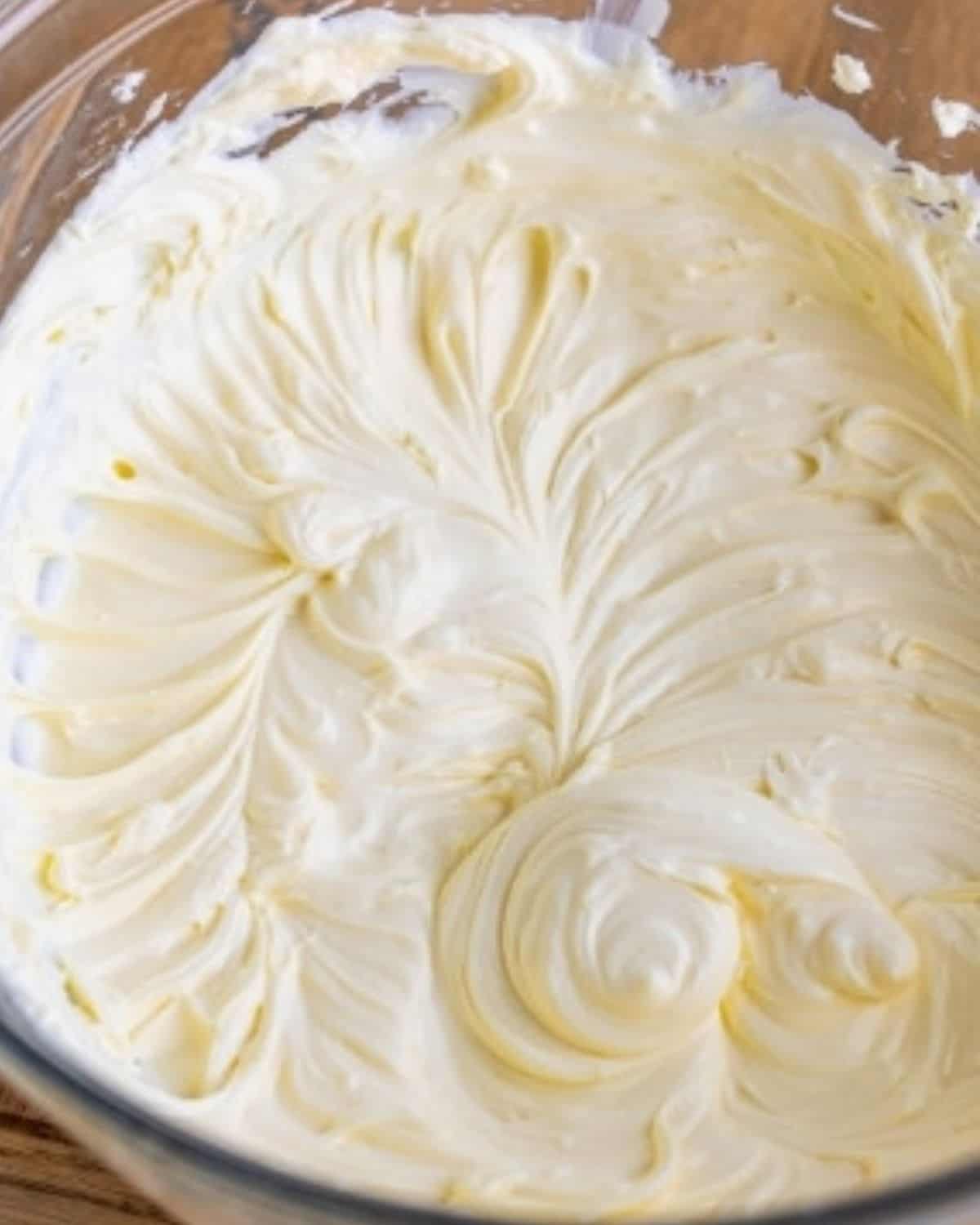 smooth, whipped cream cheese and mayonnaise.