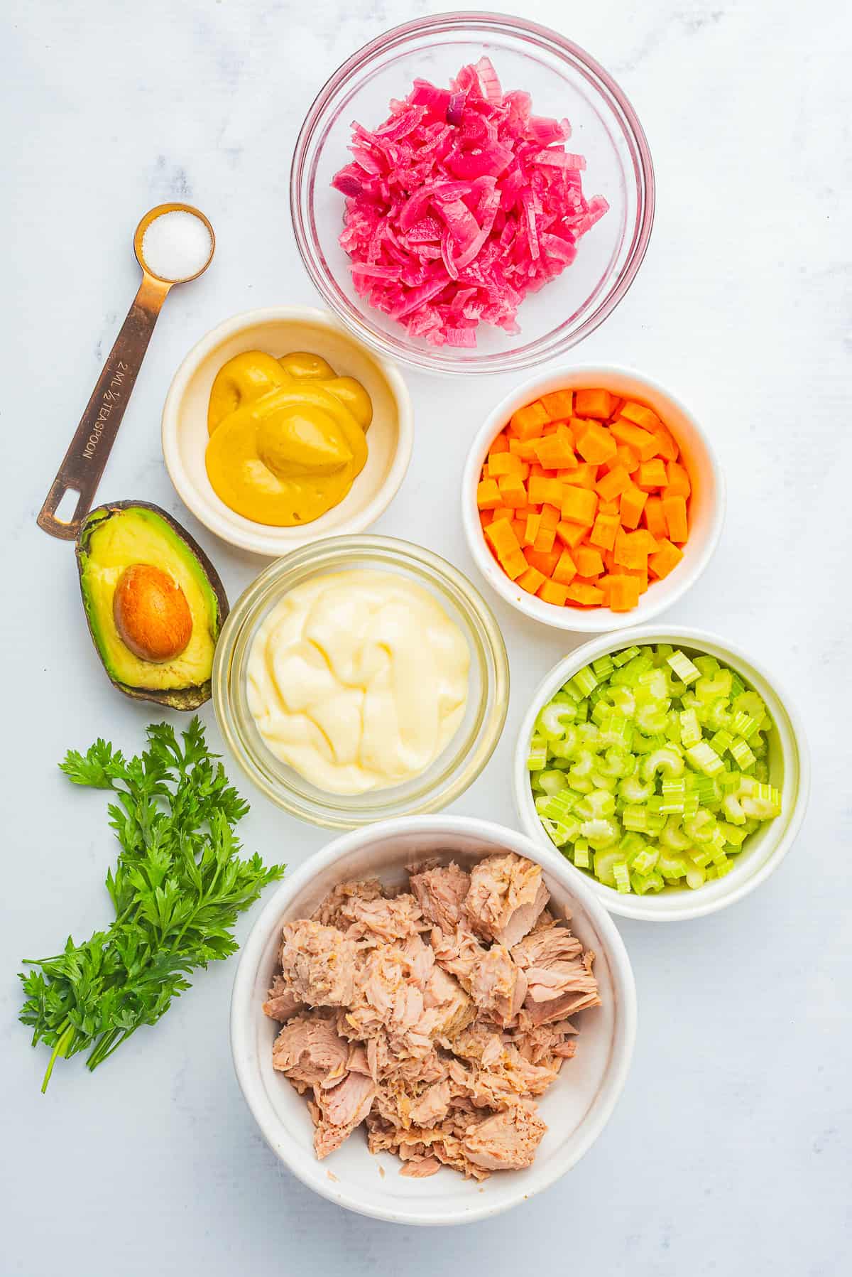 ingredients needed to make Tuna Salad Recipe