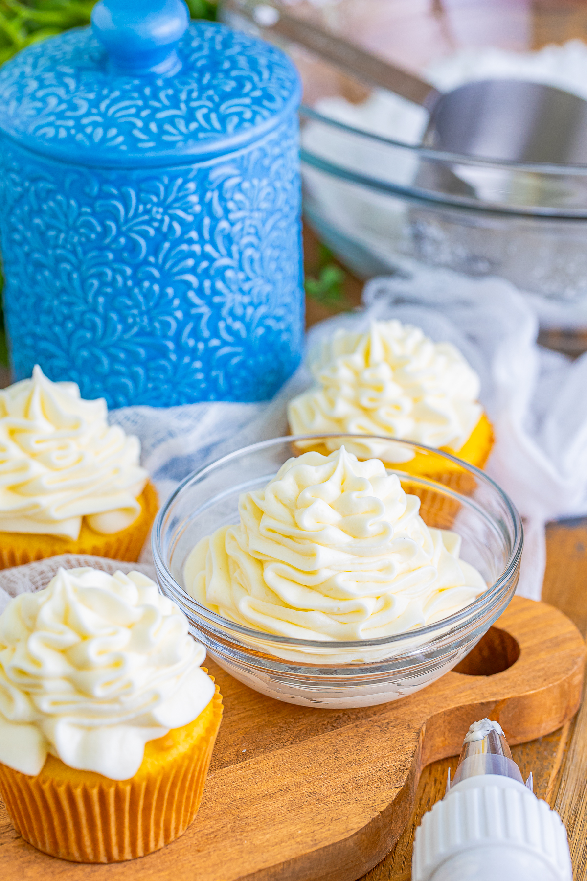 Cream Cheese Frosting in a small bowl