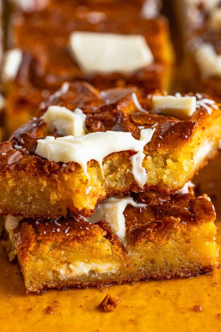 The BEST White Chocolate Brownies