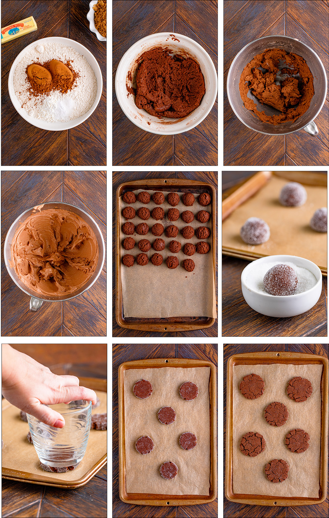 These chocolate sugar cookies are soft, chewy, and loaded with a deep chocolate flavor I can't get enough of.