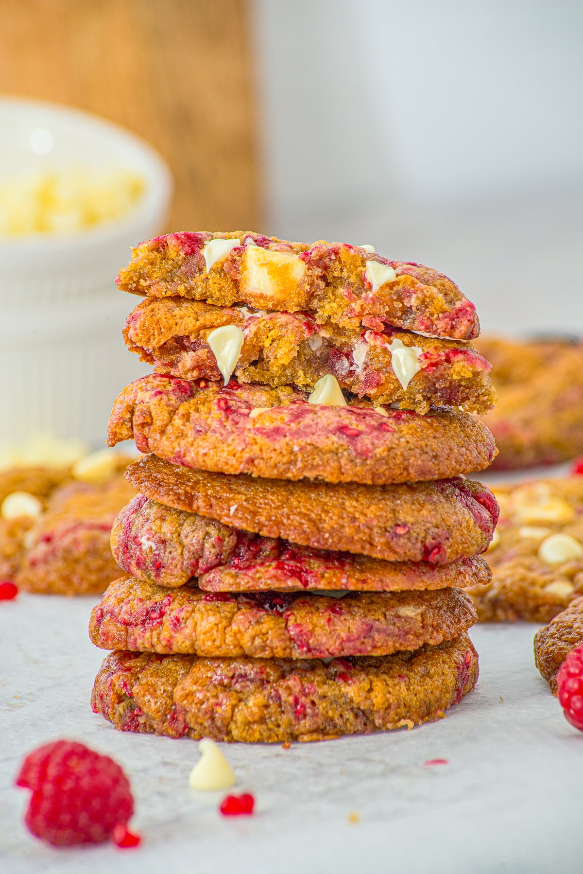 If you love cookies that are soft, sweet, and full of fruity flavor, you’ve got to try these White Chocolate Raspberry Cookies!