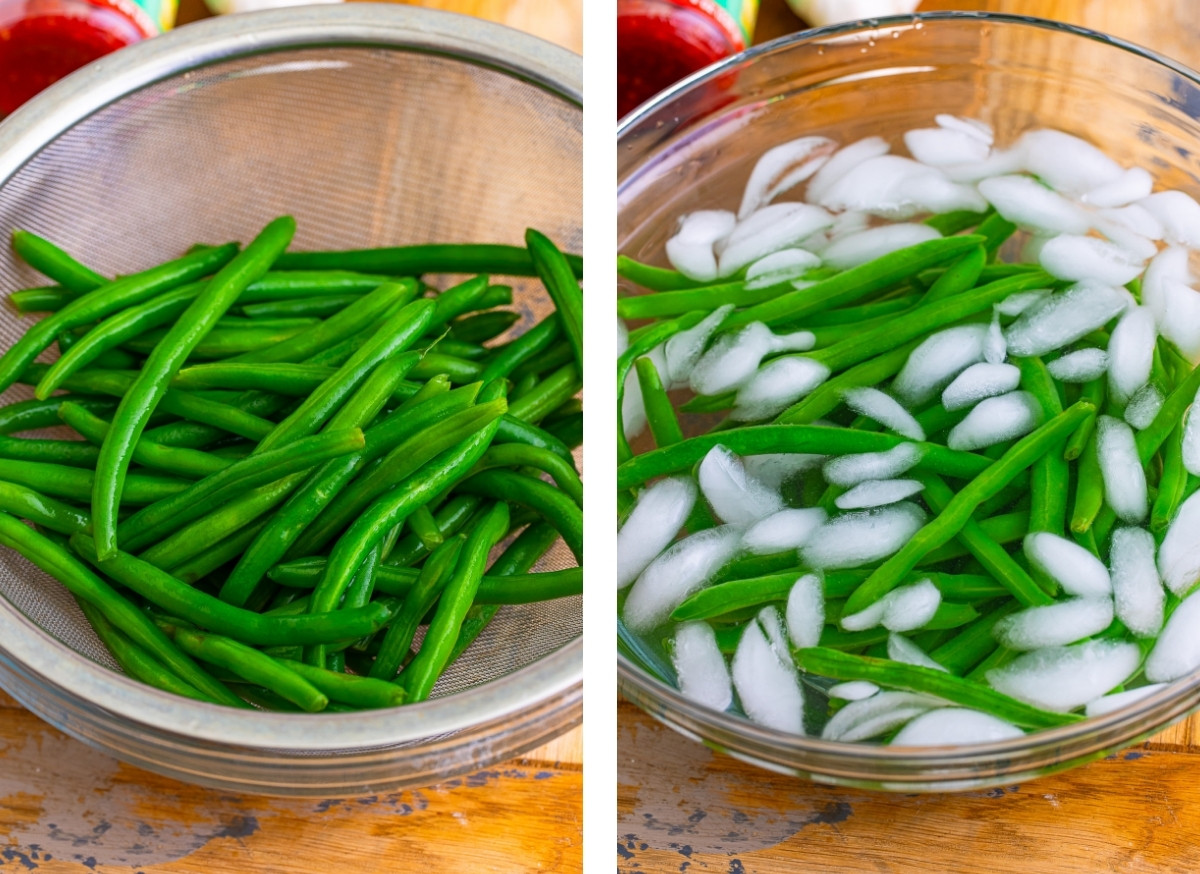 When I was a kid, every time Mom pulled out the large skillet I knew good things were coming.
We’re talking about a green bean stir fry recipe, here.