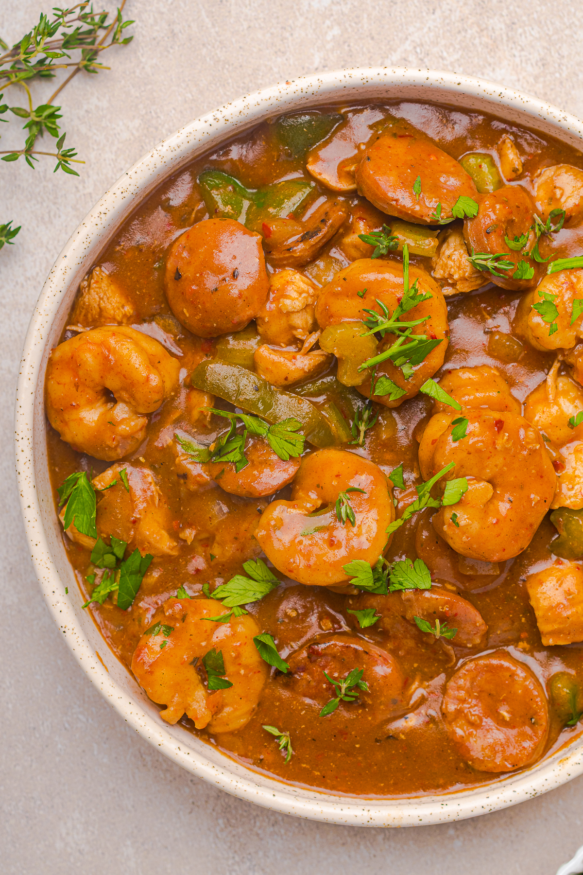 I grew up thinking soup was good, stew was better, and gumbo was magic.
One spoonful of this flavorful stew and you taste Louisiana history. It's certainly part of mine!
