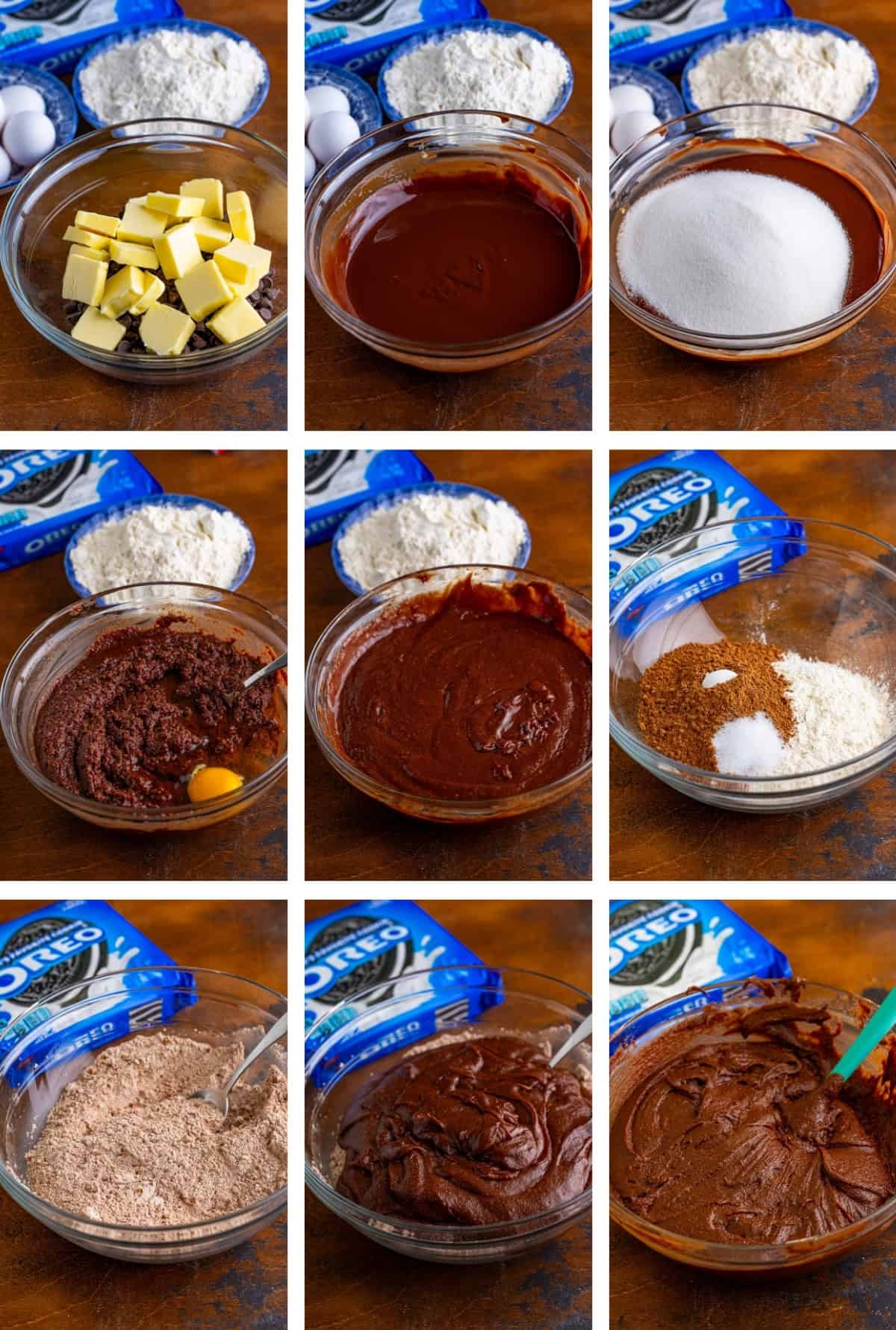 These Oreo brownies have a dark, rich chocolate flavor and little pockets of cookie goodness in every bite. Who doesn’t love little pockets of cookies??