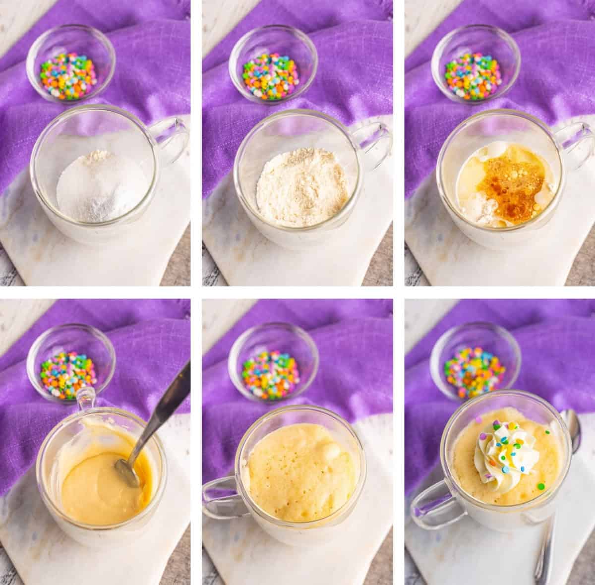 There are moments when a whole cake feels … well, like a whole lot of sharing.
That’s why the Vanilla Mug Cake is my late‑night superhero!