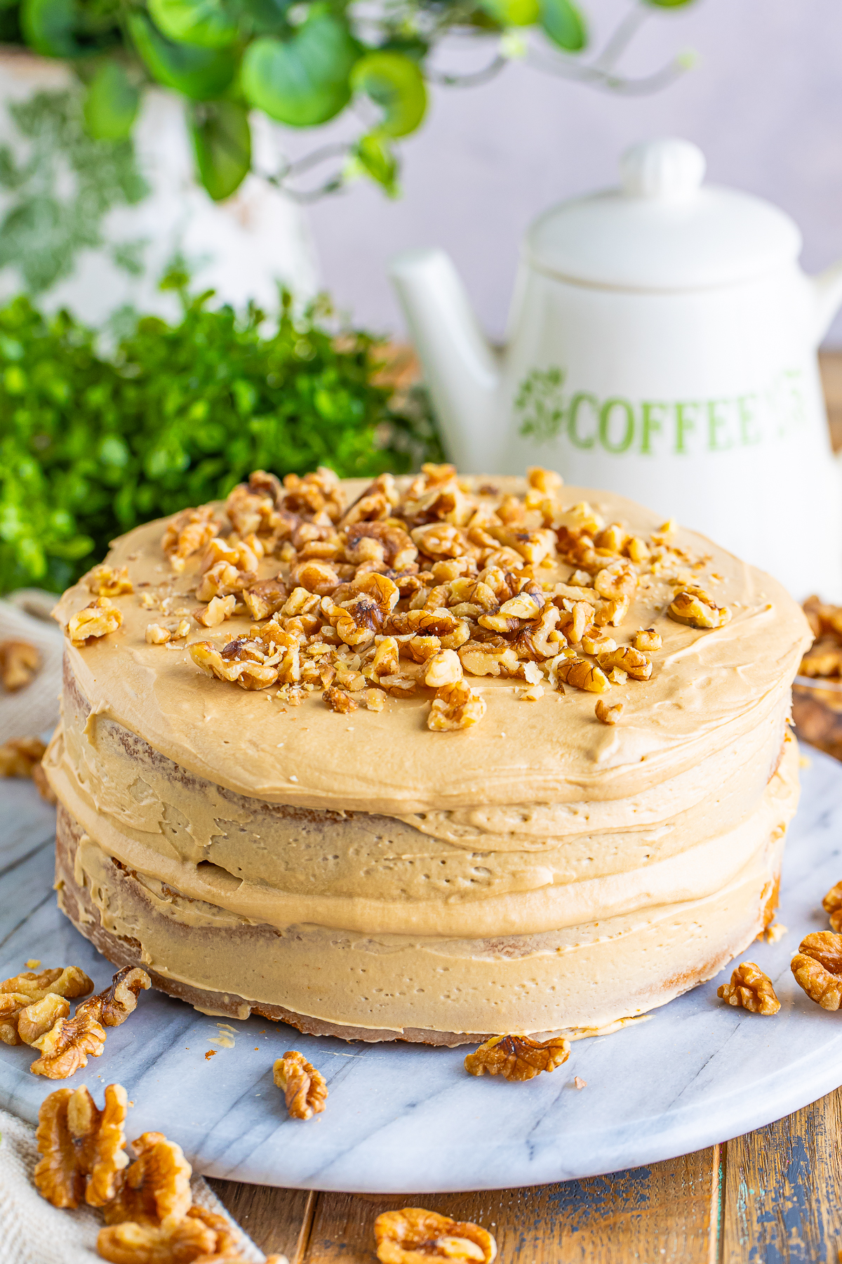 Here in the southern states, cake isn’t just dessert. It’s practically a love language!

When I came across this Coffee Walnut Sponge Cake Recipe, I couldn’t help but think, “Now that’s a slice of heaven.”