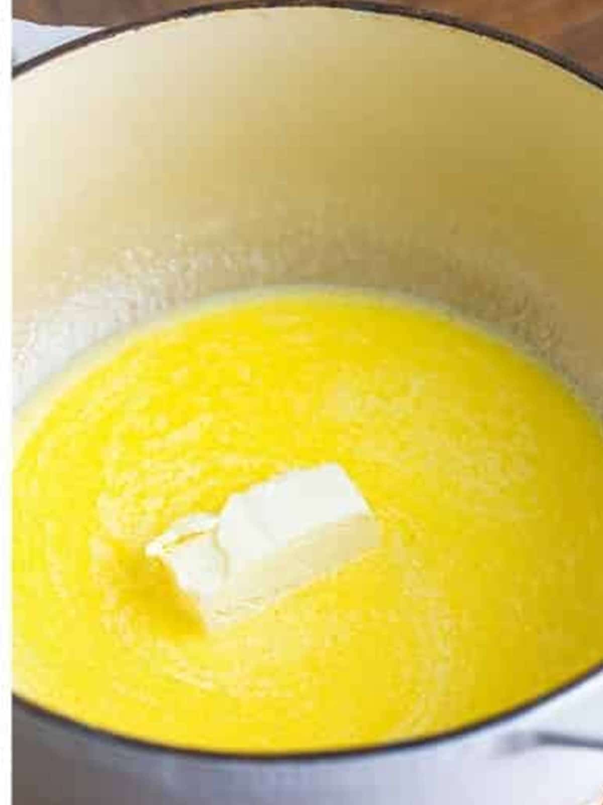 Cream cheese whisked into the cream sauce for alfredo pasta.