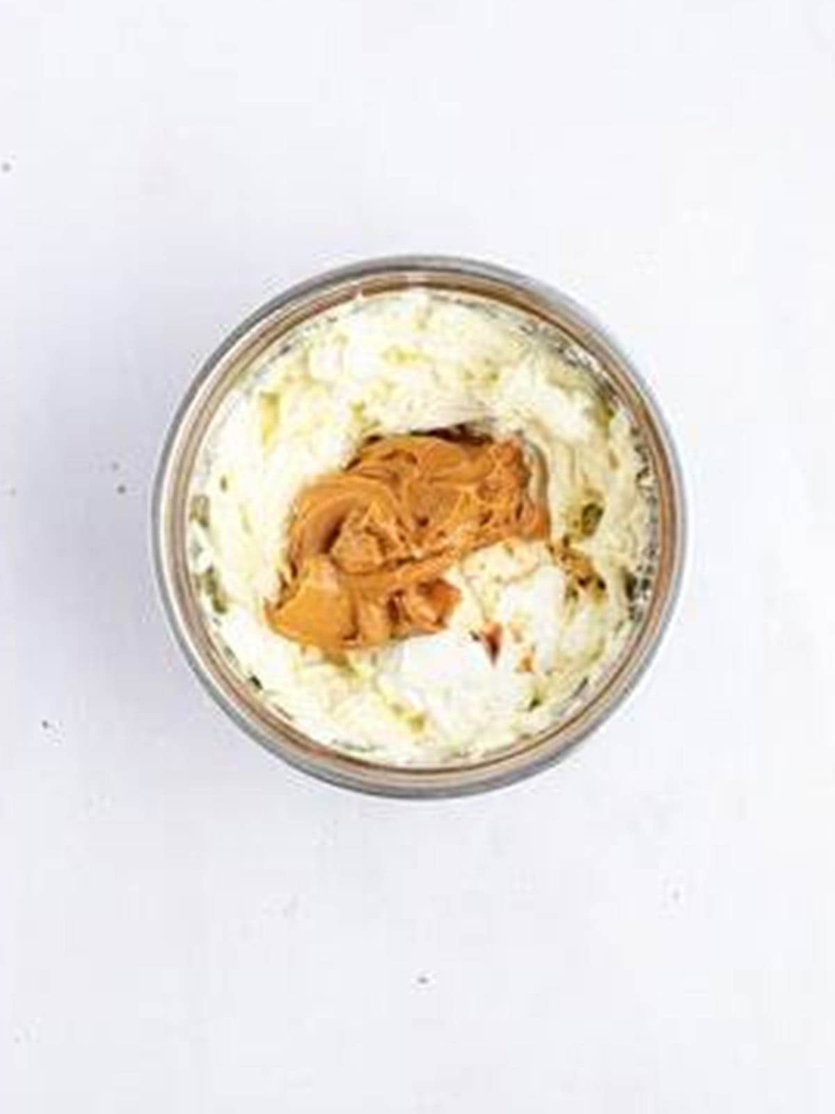 Cookie butter, sour cream, and vanilla added to the cream cheese mixture.