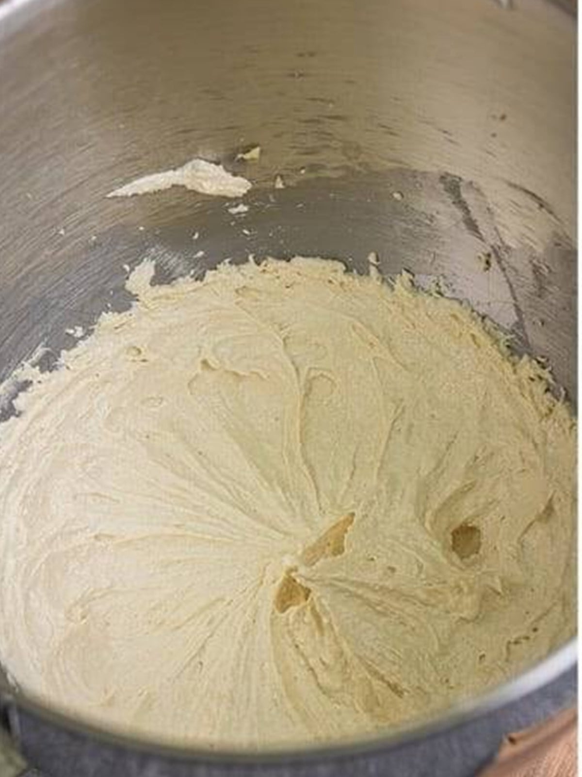 Brown sugar whipped into the butter until smooth.