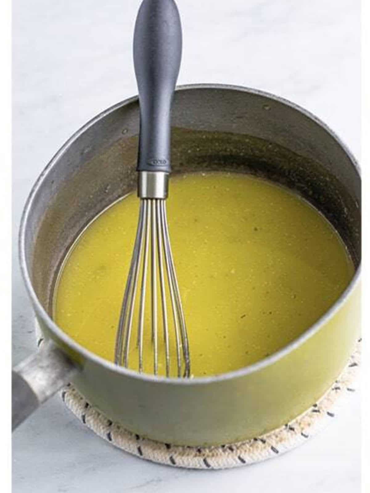 Ranch butter whisked together until smooth.