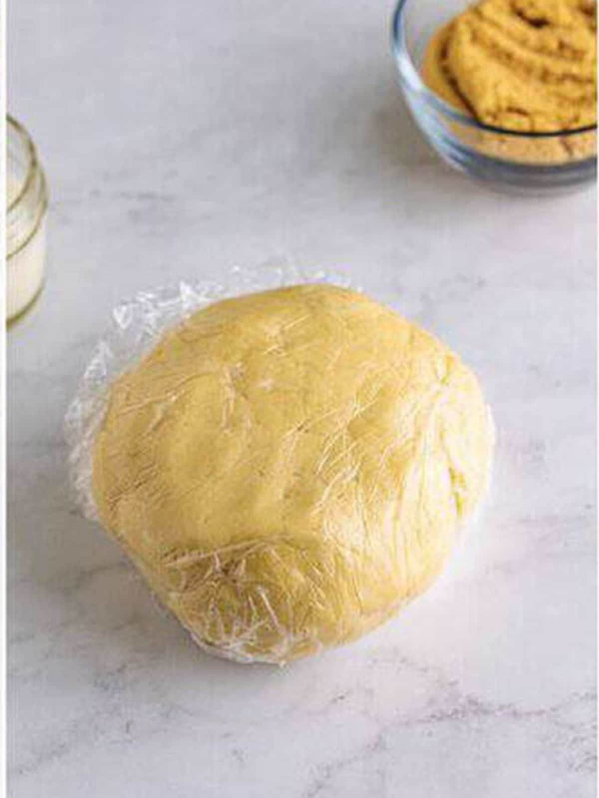 Shaped dough disk for homemade pop tarts.