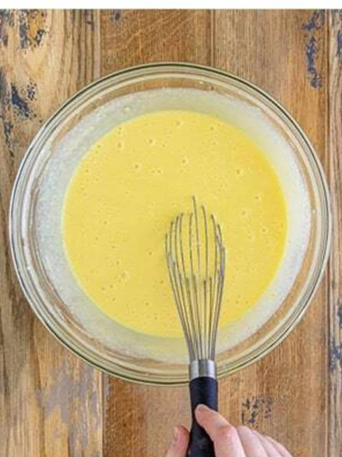 Lemon pudding whisked into the creamy filling until smooth.