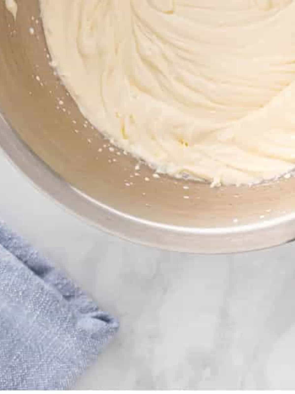Sweetened condensed milk and caramel folded into the whipped cream.