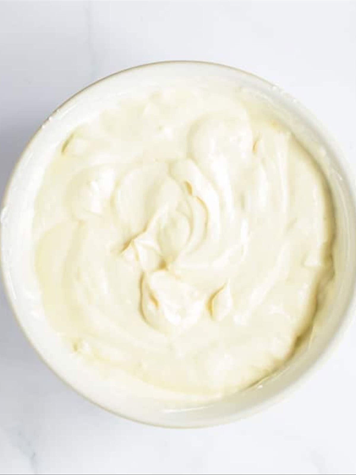 Cream of chicken soup and sour cream mixed into a creamy sauce.